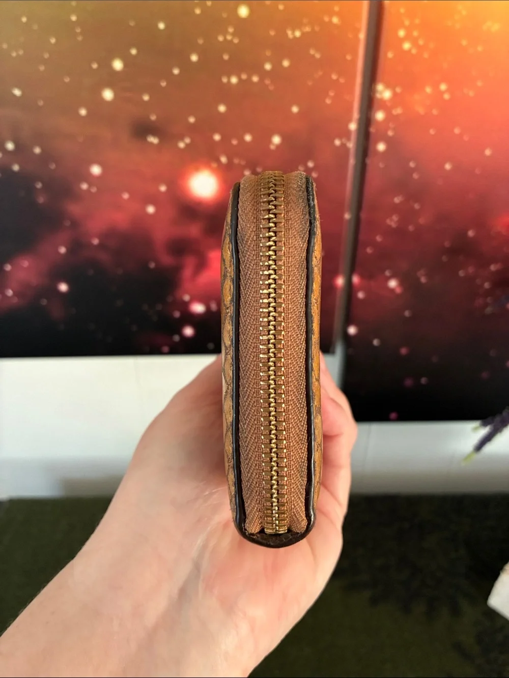 Michael Kors Snake-Embossed Wallet